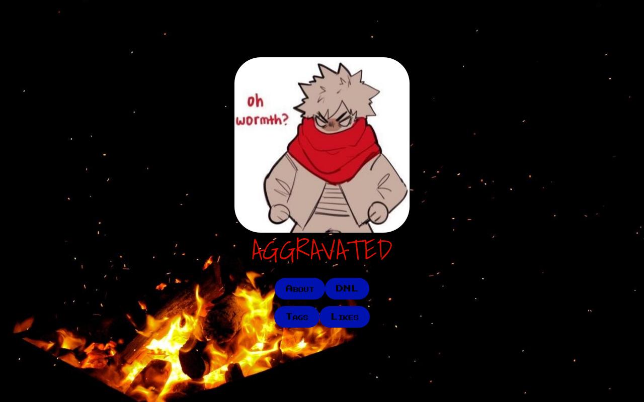 Carrd profile picture for @aggravated